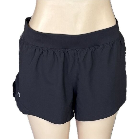 Under Armour XL Ash Gray Print Detail Drawstring Waist Built In Brief Shorts - Picture 2 of 6